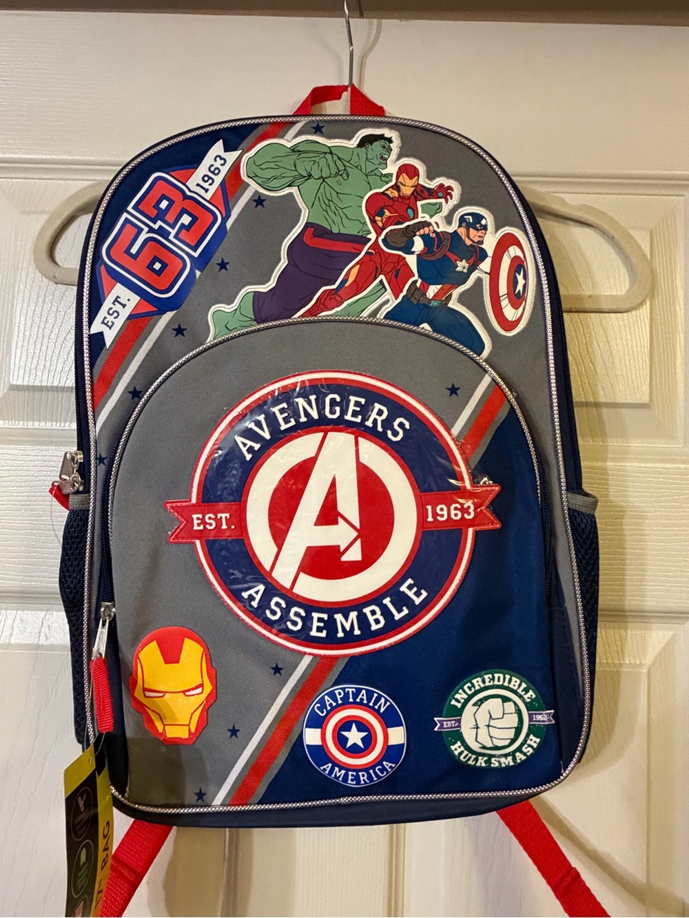 Marvel Avengers Backpack Adjustable Straps 17 Inch NWT